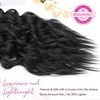 image:imageREECHO Clip in Hair Extensions 4PCS Blonde Hair Extensions 24 Thick Long Beach Waves Invisible Lace Weft Natural Soft Hairpieces for Women  Natural BlondeBlack