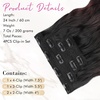 image:imageREECHO Clip in Hair Extensions 4PCS Blonde Hair Extensions 24 Thick Long Beach Waves Invisible Lace Weft Natural Soft Hairpieces for Women  Natural BlondeBlack to Burgundy Ombre