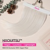 image:imageREECHO Invisible Wire Hair Extensions with Thinner Softer Lace Weft 12 Short Straight Clips in Secret Hairpiece for Women 12 Inch Pack of 1  Golden Blonde with HighlightsPlatinum Blonde