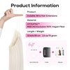 image:imageREECHO Invisible Wire Hair Extensions with Thinner Softer Lace Weft 12 Short Straight Clips in Secret Hairpiece for Women 12 Inch Pack of 1  Golden Blonde with HighlightsPlatinum Blonde