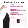 image:imageREECHO Invisible Wire Hair Extensions with Thinner Softer Lace Weft 12 Short Straight Clips in Secret Hairpiece for Women 12 Inch Pack of 1  Golden Blonde with HighlightsBlack