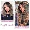 image:imageREECHO Invisible Wire Hair Extensions with Thinner Softer Lace Weft Chocolate Brown with Blonde Highlights 12 Inch Pack of 1Light Reddish Brown with Highlights