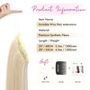 image:imageREECHO Invisible Wire Hair Extensions with Transparent Headband Adjustable Size Removable Secure Clips in Straight Secret Hairpiece for Women  Natural BlackAsh Blonde with Highlights