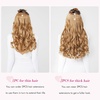 image:imageREECHO Invisible Wire Hair Extensions with Transparent Headband Adjustable Size Removable Secure Clips in Straight Secret Hairpiece for Women  Natural BlackGinger Brown