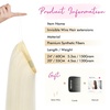 image:imageREECHO Invisible Wire Hair Extensions with Transparent Headband Adjustable Size Removable Secure Clips in Straight Secret Hairpiece for Women 24Inch Pack of 1 White Blonde