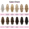 image:imageREECHO 24 Ponytail Extension Long Curly Claw Clip Ponytail Extension Jaw Clip in Pony Tails Natural Synthetic Hairpiece for Women Daily Medium Blonde with Blonde HighlightsHoney Blonde with Highlights