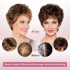 image:imageREECHO Hair Topper Short Wiglet Hair Topper for Women with Thinning Large Coverage Synthetic Top Crown Hairpiece for Women  Ash BlondeAsh Blonde
