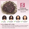 image:imageREECHO Hair Topper Short Wiglet Hair Topper for Women with Thinning Large Coverage Synthetic Top Crown Hairpiece for Women  Ash BlondeHoney Pecan