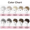 image:imageREECHO Hair Topper Short Wiglet Hair Topper for Women with Thinning Large Coverage Synthetic Top Crown Hairpiece for Women  Ash BlondeLight Ash Blonde