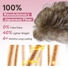 image:imageREECHO Hair Topper Short Wiglet Hair Topper for Women with Thinning Large Coverage Synthetic Top Crown Hairpiece for Women  Ash BlondeLight Ginger Brown