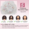 image:imageREECHO Hair Topper Short Wiglet Hair Topper for Women with Thinning Large Coverage Synthetic Top Crown Hairpiece for Women  Ash BlondeSilver White