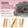 image:imageREECHO Hair Topper Short Wiglet Hair Topper for Women with Thinning Large Coverage Synthetic Top Crown Hairpiece for Women  Ash BlondeSteel Gray