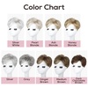 image:imageREECHO Hair Topper for Women  100 Japanese Revolutionary Fiber Short Wiglet Topper Hairpiece for Women with Hair Loss Thinning Lightweight Large Base for Full Coverage  Honey BlondeHoney Blonde