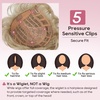 image:imageREECHO Hair Topper for Women  100 Japanese Revolutionary Fiber Short Wiglet Topper Hairpiece for Women with Hair Loss Thinning Lightweight Large Base for Full Coverage  Honey BlondeHoney Blonde